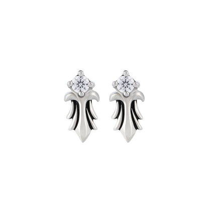 Pendientes Vintage Con Diamantes Zirconia Para Hombre Acero Inoxidable