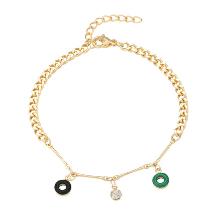 Pulsera Con Diseño De Múltiples Anillos En Forma De Espina De Pescado