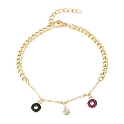 Pulsera Con Diseño De Múltiples Anillos En Forma De Espina De Pescado