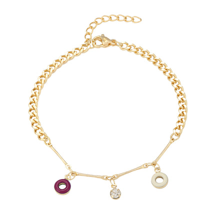 Pulsera Con Diseño De Múltiples Anillos En Forma De Espina De Pescado