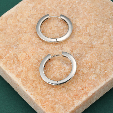 Aretes Arracadas En Cobre Estilo Minimalista, Diseño Elegante