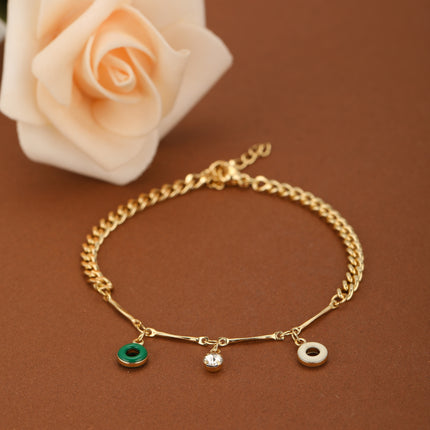 Pulsera Con Diseño De Múltiples Anillos En Forma De Espina De Pescado