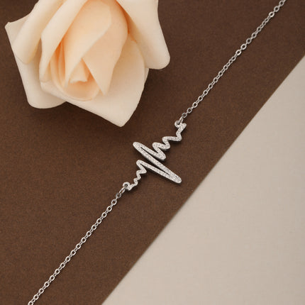 Pulsera De Acero Inoxidable Con Detalles De Acabado Mate Estilo Elegante