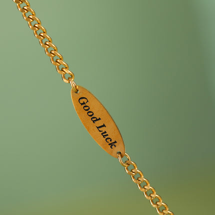 Collar De Tipo Corbata De Acero Inoxidable Con Colgante De Medalla De LOVE Y De Corazón