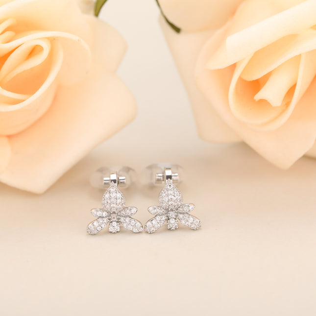 Aretes En La Oreja De Cobre Ear Cuff Con Diseño De Libélula Para Mujer