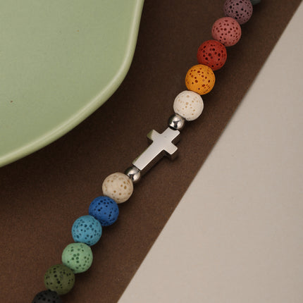 Pulsera De Cuentas De Colores Con Turquesa Estilo Bosque Moderno