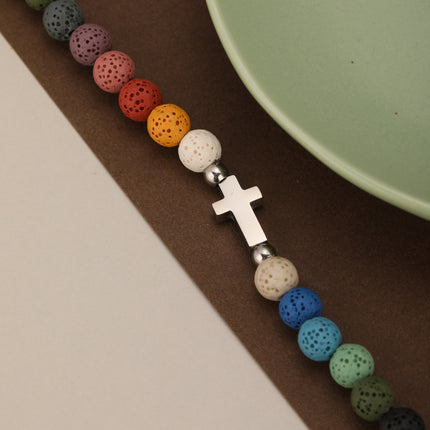 Pulsera De Cuentas De Colores Con Turquesa Estilo Bosque Moderno