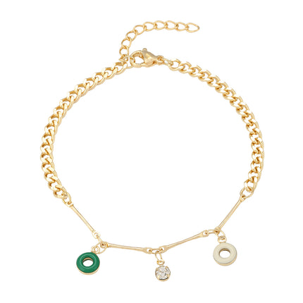 Pulsera Con Diseño De Múltiples Anillos En Forma De Espina De Pescado