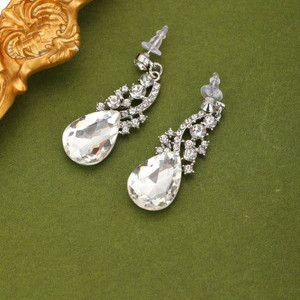 Conjunto De Collar Y Aretes Con Diseño Vintage Y Acabado De Aleación Para Novias Y Ceremonias