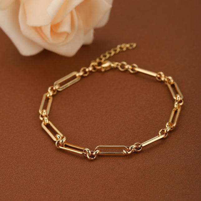 Pulsera De Estilo Moderno Con Hebilla En Forma De U, Diseño Elegante