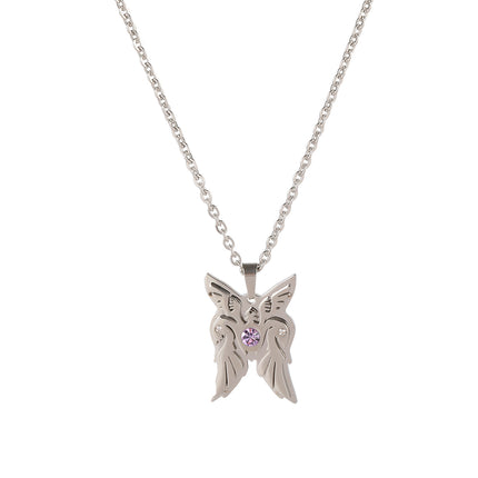 Collar Divertido De Acero Inoxidable Para Mujer De Estilo INS De Moda Para Fiesta
