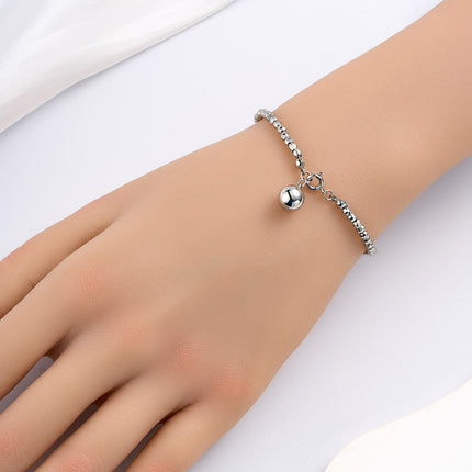 Pulsera De Plata Para Mujer, Cobre Y Plata S925 Estilo Ins Ligero