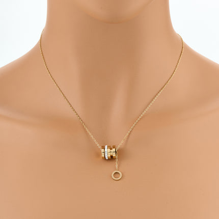 Collar Cincular Con Arcilla Giratoria De Cadena De Circo De Acero Inoxidable Casual
