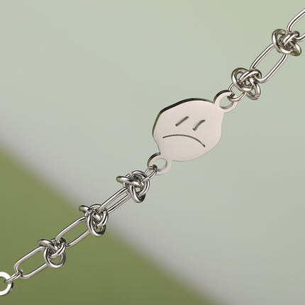 Collar De Lenjuelas Con Elemento De Expresión De Estilo INS De Moda De Diseño Único