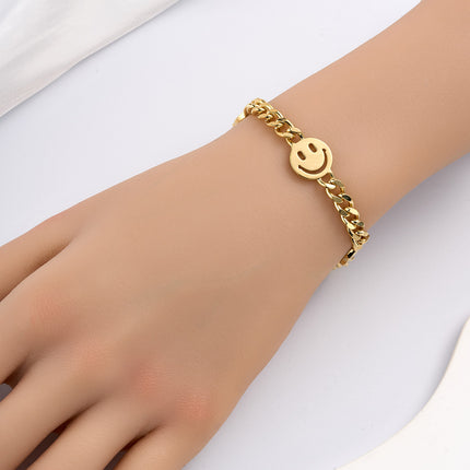 Pulsera De Caras Irregulares En Cobre Dorado Y Plata S925 Estilo Punk