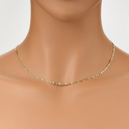 Collar Oro De 14K De Clavícula Con Diseño Geométrico Estilo Sencillo