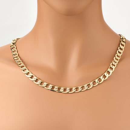 Collar Con Diseño De Moda Y Estilo Hip Hop Para Hombre De Cobre Chapado En Oro 14K