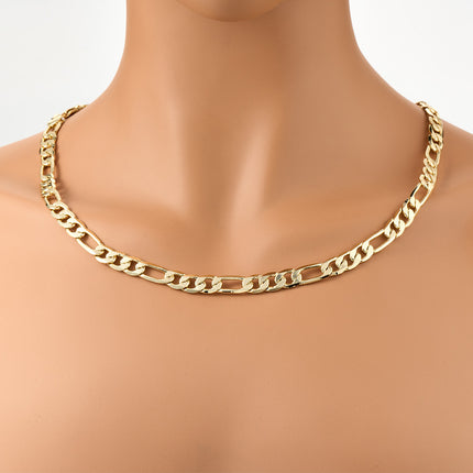 Collar De Cadena Versátil De Cerradura De Dos Tamaños De Moda Sencillo