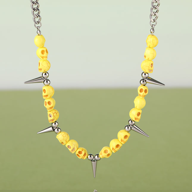 Collar De Estilo Húngaro Personalizado Con Cuentas Acrílicas De Moda Con Diseño Único