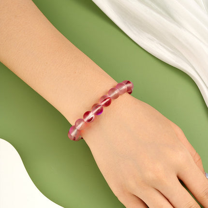 Pulsera De Cuentas Multicolor Con Piedras Brillantes, Estilo Casual