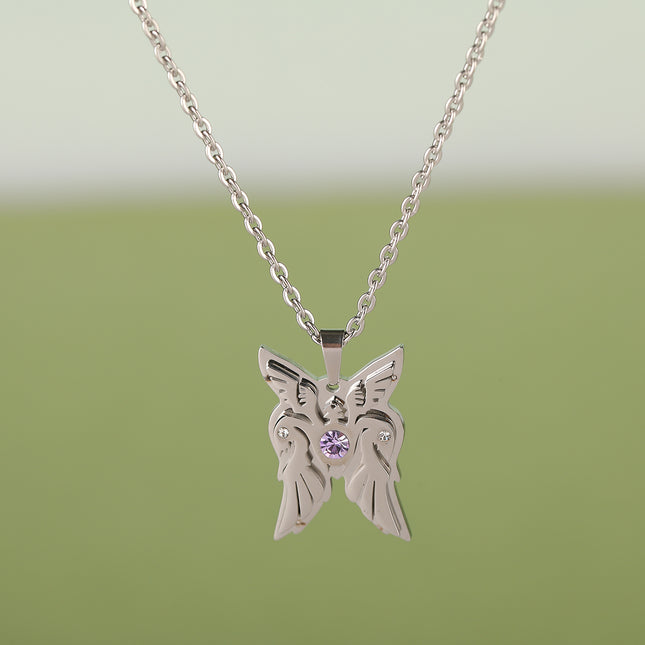 Collar Divertido De Acero Inoxidable Para Mujer De Estilo INS De Moda Para Fiesta