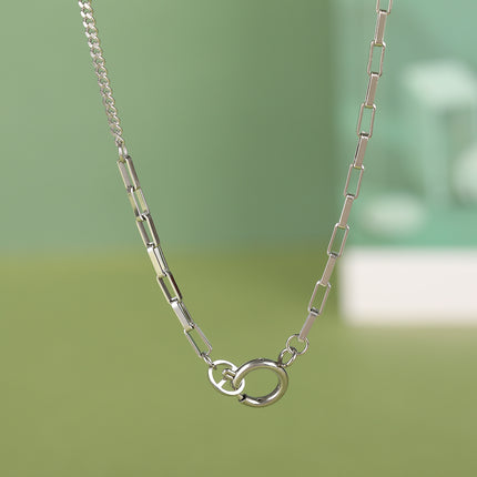 Collar De Estilo INS Simple De Doble Capa Con Colgante Largo Pequeño De Moda
