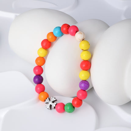 Pulsera De Cuentas De Turquesa De Colores Estilo Y2K Dulce