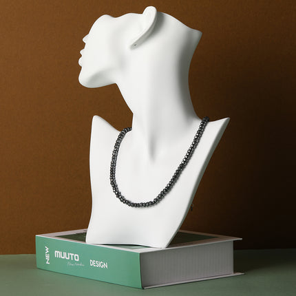Cadena Simple De Cuentas Industrial Pesada De Estilo Neutro Frío De Moda