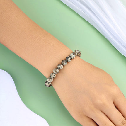Pulsera De Cuentas De Colores Oscuros, Elegante Y Única