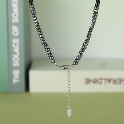 Collar De Estilo Gótico De Acero Inoxidable Ligero De Moda Para Mujer Con Cadena De Anillo