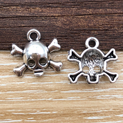 5pcs Kit Colgantes de Aleación Serie de Calaveras en Estilos Únicos