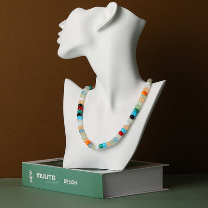 Collar Personalizado De Estilo Bohemio Con Múltiple Tesoro Acrílico De Moda