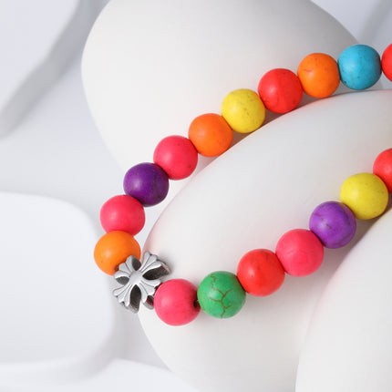 Pulsera De Cuentas De Turquesa De Colores Estilo Y2K Dulce