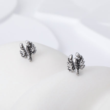 Pendientes Con Diseño De Escorpión Para Hombre Aretes para Hombre De Acero Inoxidable