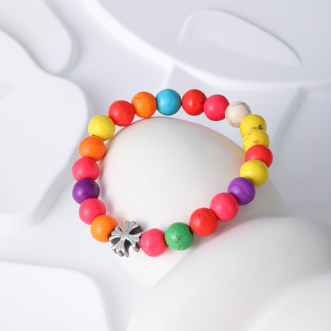 Pulsera De Cuentas De Turquesa De Colores Estilo Y2K Dulce