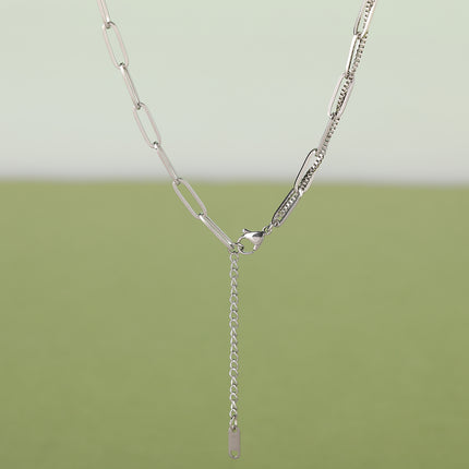 Colla Personalizado Con Colgante De Estilo De INS De Jade De Moda De Acero Inoxidable