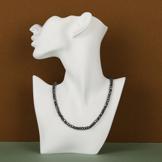 Cadena Simple De Cuentas Industrial Pesada De Estilo Neutro Frío De Moda