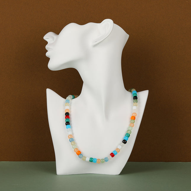 Collar Personalizado De Estilo Bohemio Con Múltiple Tesoro Acrílico De Moda