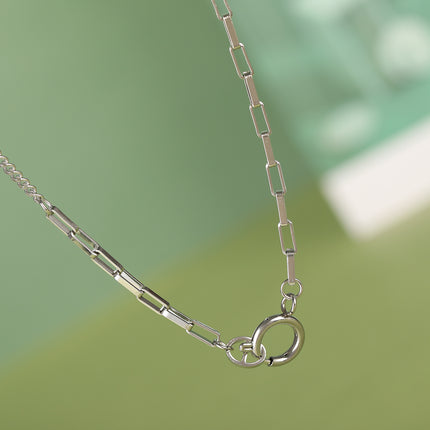 Collar De Estilo INS Simple De Doble Capa Con Colgante Largo Pequeño De Moda