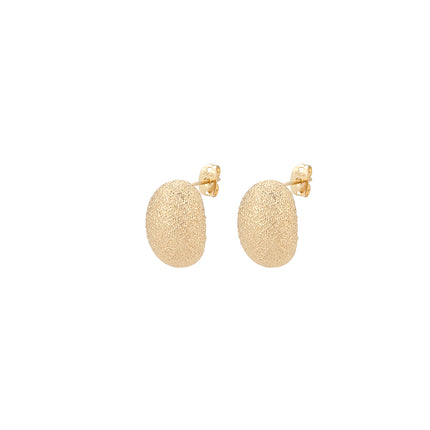 Aretes De Cobre Bañados En Oro De 14K Pendientes Diseño De Gota Vintage