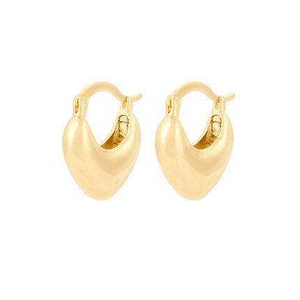 Aretes Geométricos Vintage, Cobre Con Baño De Oro De 14K