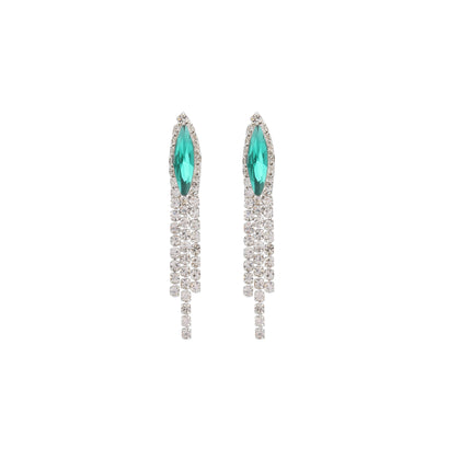Conjunto De Collar Y Aretes De Mariposa Con Diamantes Para Boda