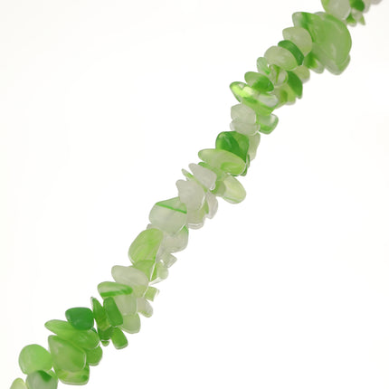 Pulsera Con Cuentas De Piedras Naturales Verde Claro Estilo Bosque