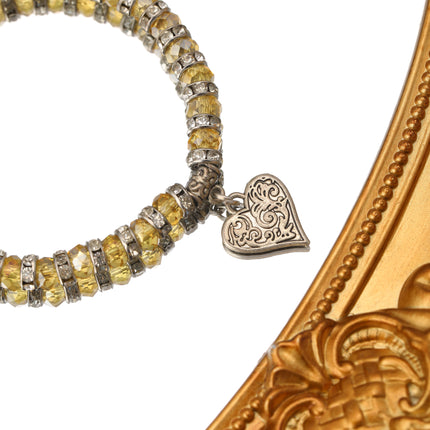 Pulsera Bohemia De Cristal Con Diseño Retro Y Elegante
