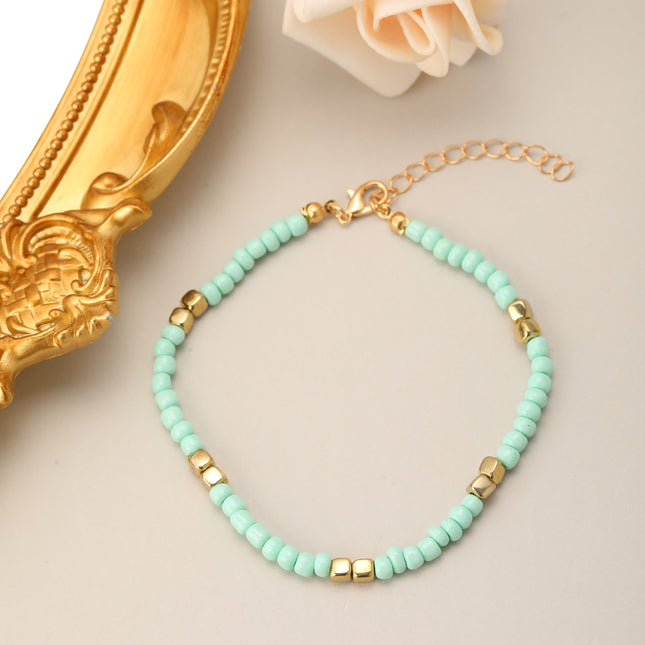 Pulseras Tobillera Con Diseño De Playa Moda Para Mujer De Mostacillas