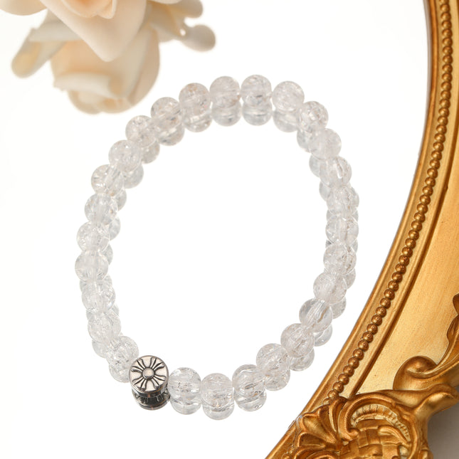 Pulsera De Cuentas De Cristal Estilo Elegante Sencillez