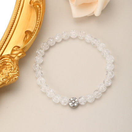 Pulsera De Cuentas De Cristal Estilo Elegante Sencillez