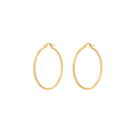 Aretes Arracadas Simples En Cobre Dorado Estilo Minimalista