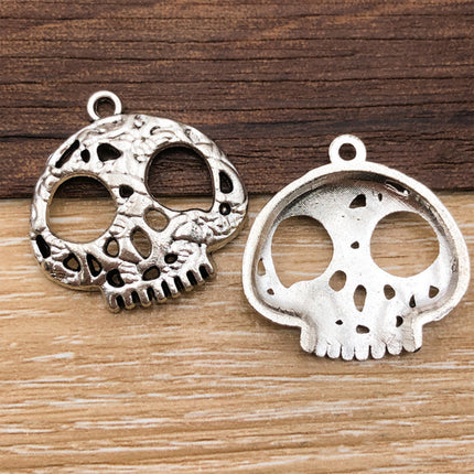 5pcs Kit Colgantes de Aleación Serie de Calaveras en Estilos Únicos
