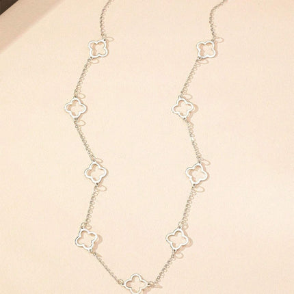 Cadena Larga Para El Cuerpo Casual De Alación De Zinc Clásica Collar Sencillo Para Mujer